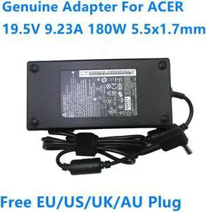 19.5V 9.23A 180W 5.5x1.7mm ADP-180MB K AC Adapter For ACER ASPIRE Laptop Power Supply Charger
