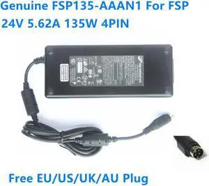 24V 5.62A 135W 4PIN FSP FSP135-AAAN1 AC Switching Power Adapter For FSP120-ACB 24V 5A Laptop Charger Power Supply 24V 5.62A 135W 4PIN FSP FSP135-AAAN1 AC Switching Power Adapter For FSP120-ACB 24V 5A Laptop Charger Power Supply