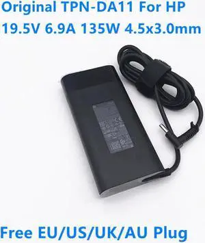 19.5V 6.9A 135W TPN-DA11 TPN-CA13 L15534-001 AC Adapter for HP Spectre 15-df0000 x360 Pavilion Gaming 15 Laptop Charger