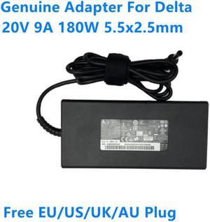 20V 9A 180W 5.5x2.5mm DELTA ADP-180TB H Thin AC Adapter For MSI GS66 STEALTH 10SE-044 GF65 Laptop Power Supply Charger