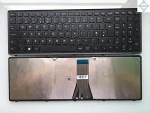 for IBM Lenovo IdeaPad G500S G505S S500 S510 S510P Z510A Z510-ISE UK english notebook laptop keyboard with frame