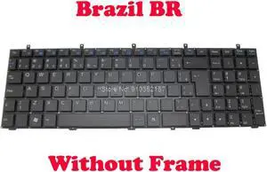 Laptop BR Keyboard For CLEVO W350ET W350ETQ W350SKQ W350SSQ W350STQ W355SDQ W355SSQ W355STQ W370ET W370SK W370SS W370SSQ W370ST