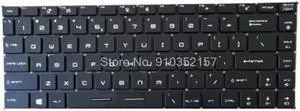 US English Backlit Keyboard For MSI GS65VR PS42 8RA 8RB 8RC 8MO MS-16Q1 Q2 Q3 Q4 GF63 MS-16R1 16R2 26R1 PS42 8M GF63 8RD