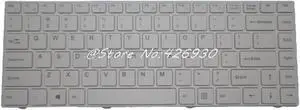 Keyboard For ENZ R34 DK300H PRIDE-K2119 343000018 LT-14101RHWB/N DK300H PRIDE-K2119 343000018 English US White Frame
