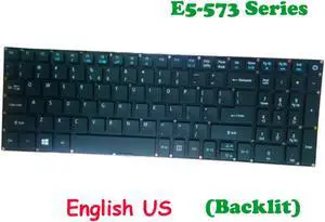 Backlit Keyboard For ACER E5-573 E5-553 E5-523 E5-522G E5 573G E5-752G V3-574G F5-571 F5-572G F5-573 E5-722 NSK-RE0SC 1D English