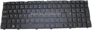 UK Keyboard For CLEVO N250 CVM15F36GB-430 6-80-N25J0-190-1 N350DV N350DW  N350TV N550RC1 N550RN United Kingdom UK NO Frame
