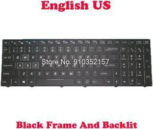 Laptop Backlit US Keyboard For CLEVO N850 PA70EP CVM15F23USJ430D 6-80-N8500-011-1 CVM15F23USJ430H 6-80-N8500-010-1 English US