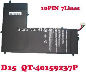Laptop  For DICLE For cilckbook D15 D15E D17 QT-40159237P 7.6V 4000MAH 30.4WH 10 PIN 7 Lines