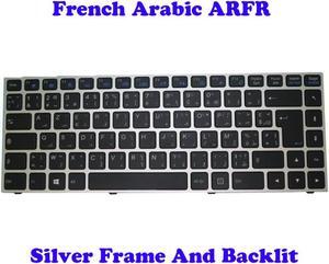 N230WU N232WU Backlit Keyboard For CLEVO P640 N130BU N131BU P641HK1 P641RE MP-13C26AFJ4306 6-80-N13B0-431-1 French Arabic ARFR