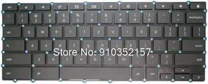Laptop Replacement Keyboard For Google AELI9U01010 LI9 WBM14L13US-9204 SOE-NCB172B 002-14L18LHA17 United States US NO Frame