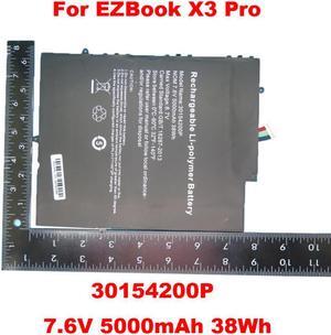 Laptop  For Jumper EZBook X3 Pro H133G-MY HW-28150170 30154200P 7.6V 5000mAh 38Wh 10 PIN 7 Lines