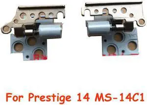 Laptop LCD Hinge For MSI Prestige 14 MS-14C1 P14 R+L Black 14 A11SCS A11SCX A11SB A11SC A10SC A10RB A10RAS A11SC 14Evo A11M