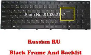RU Backlit Keyboard For CLEVO N750BU N751BU N750HU N751HU N750GU N751GU N750WU N751WU N750WL N751WL N750WG N751WG Russian