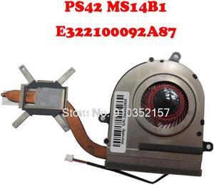 Laptop CPU FAN&Heatsink For MSI PS42 MS14B1 E322100120A87 MS-14B1-CPU MS-14B1-GPU PS42 8RC MS-14B1