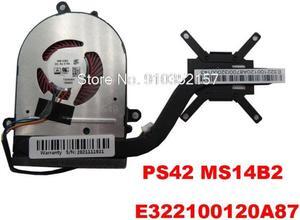 Laptop CPU FAN&Heatsink For MSI PS42 MS14B2 E322100120A87 MS-14B2-CPU PS42 8RC MS-14B2