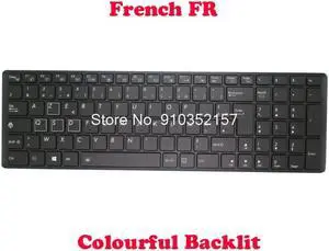 Laptop Backlit Keyboard For Gigabyte P35 Series V142645HK1 2Z703-FRX71-S10S V142645FK1 2Z703-FRX70-S10S French FR Black Frame
