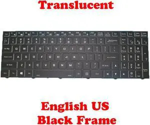 Keyboard For CLEVO NJ50CU NJ51CU NJ50ZU NJ50MU NJ51ZU NJ50GU NJ51GU NJ50LU NJ51LU NJ70CU NJ70LU NJ70ZU English US Black Frame