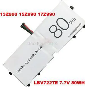 LBV7227E 7.7V 80WH  For LG Gram 13Z990 13ZD990 LG13Z99 15Z990 15ZB990 15ZD990 LG15Z99 17Z990 17ZB990 17ZD990 LG17Z99