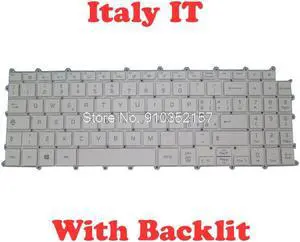 Laptop With Backlit Keyboard For LG 15Z90P 15Z90P-G 15Z90P-N 15Z90P-K 15Z90P-P Italy IT White NO Frame