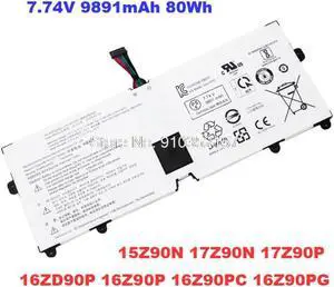 Laptop  For LG gram 15 16 17 15/16/17 2020/2021 15Z90N 17Z90N 16ZD90P 16Z90P 16Z90PC 16Z90PG 17Z90P 7.74V 9891mAh 80Wh