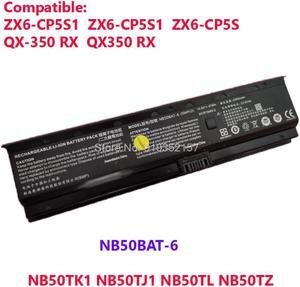 NB50BAT-6  For CLEVO NB50TK1 NB50TJ1 NB50TL NB50TZ For HASEE ZX6-CP5S1 ZX6CP5S1 ZX6-CP5S For CJSCOPE QX-350 RX QX350 RX