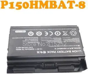 Laptop  For CLEVO P150HMBAT-8 P150EM P151HM NP8150 6-87-X510S-4D72 5200mAh 76.96Wh 14.8V 8-Cells