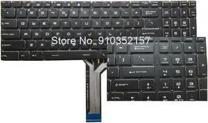 Laptop MS17FK Backlit MS-17EK Keyboard For MSI Bravo 17 A4DDK MS-17FK 17.3' English US Black