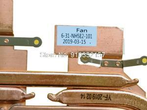 4PIN CPU GPU FAN&Heatsink For CLEVO NH50RA NH5E 6-31-NH5E2-101 6-31-NH5E2-200 EFC-70100V1-0AH 6-31-NH5E2-202 EGC-77100V1-0AH