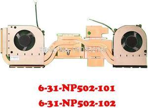 Laptop CPU GPU FAN&Heatsink For CLEVO MMN9 MN9 DFS5K223052830 EP FMNA  DFS5K22115572G EP MMN9 6-31-NP502-101 102 6-31-NP5D2-100