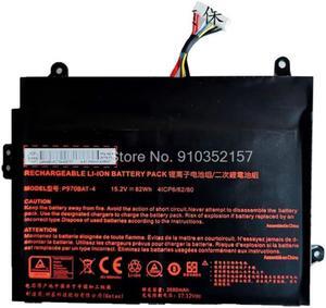4ICP2/62/80 4IPC6/62/80 P970BAT-4  For CLEVO P970 P970RC P970RD P970RF P970EN P970RN P970ED P970EF 15.2V 3680mAh 62Wh