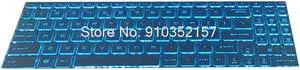 Blue Backlit Keyboard For MSI Crosshair 17 Crosshair 17 A11UCK A11UDK Crosshair 17 A11UEK MS-17L1 MS-17L2 English US No Frame