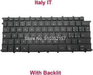 Laptop With Backlit Keyboard For LG 14Z90P 14Z90P-G 14Z90P-K Italy IT Black NO Frame
