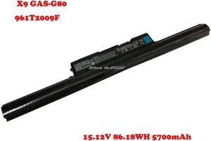 961T2009F Laptop  For Gigabyte For AROUS X9 GTX1070 GAS-G80 961T2009F 15.12V 86.18WH 5700mAh