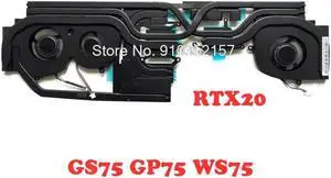 CPU GPU FAN&Heatsink For MSI GS75 8SE 8SF 8SG MS-17G1 GS75 Stealth 9SG 9SF 9SE 9SD GS75 10SD 10SES 10SGS 10SFS MS-17G3 GP75 WS75