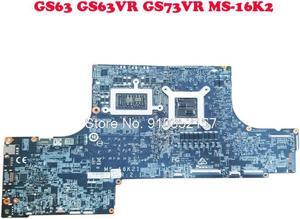 Laptop Motherboard For MSI GS63 GS63VR 6RF 7RF 7RG GS73VR MS-16K21 MS-16K2 MS16K2 VER 2.1 WITH I7-6700HQ AND GTX1060M