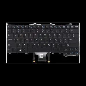 US for Dell Keyboard Positivo Notebook Dns Clevo Intelbras 12 7000 E7440 E7420 E7240 E7420D Backlit Pointer
