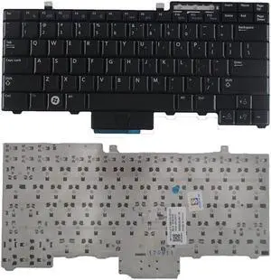 Keyboard Replacemnet for Dell Latutude E6400 E6410 E6500 E6510 E5410 E5510 E5400 E5500 Precision M2400 M4400 M4500 Black US