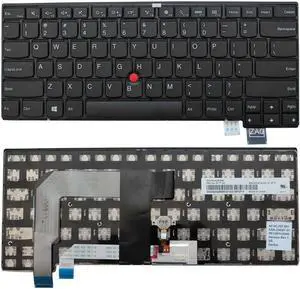 PANSI Laptop Replacement Keyboard for Lenovo ThinkPad T460s T470s Laptop No Backlight 6 Fixing Screws