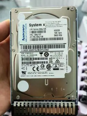 00AJ126 00AJ127 600G 15K 2.5 SAS 6GB x3650M5 X6 hard disk