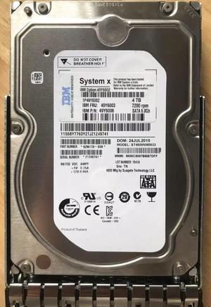 SATA 4TB 7. 2K 49Y6002 49Y6003 49Y6006 X3650 M4 M5 hard disk