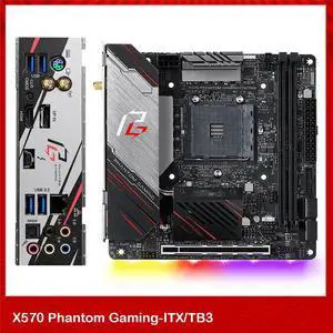 Desktop Motherboard For ASRock X570 Phantom Gaming-ITX/TB3 AM4 DDR4 4533+ (OC) Thunderbolt 3
