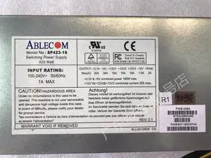 For Super Micro ABLECOM 1U server power supply SP423-1S rated 420W 24+8+4 three-way