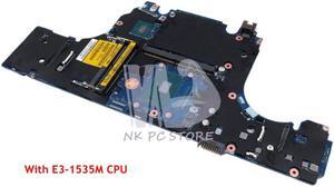 For Dell Precision 15 7000 7510 Laptop Motherboard 15.6 inch E3-1535M CPU DDR4 JH03G 0JH03G CN-0JH03G AAPA0 LA-C541P
