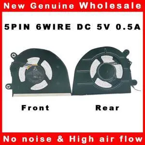 CPU Cooling Fan Cooler Radiator for Lenovo ThinkPad L13 fan ND55C53-19E15 023.100RG.0002 DC5V 0.5A 5PIN 6WIRE