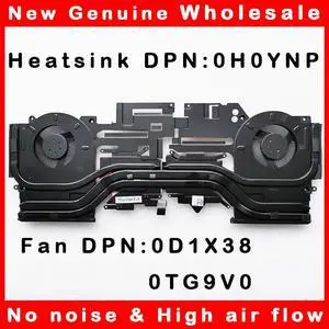 CPU GPU Cooling Heatsink with fan Cooler Radiator for DELL Alienware M15 R3 RTX AT2VR001FAL 0H0YNP H0YNP DC 12V 1A