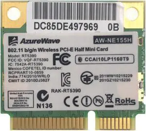 RT5390 150Mbps 802.11b/g/n WiFi Wireless Half Mini PCI-E Card