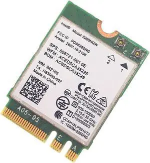 Dual Band Wireless-AC Intel 8260 8260NGWNGFF Wwifi Card 867Mbps 2.4/5GHz 802.11a/b/g/n/ac Bluetooth-compatible 4.2