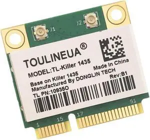 For Dell Alienware 14 17 18 M14XR2 MINI PCI-E 867Mbps Killer 1435 WiFi Card Fit for Bluetooth 4.1 Exceed  Killer N1103 AR5BHB112