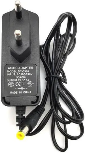 9V 1A  Wall Home Charger Power Supply Adapter 5.5*2.1mm 5.5x2.1mm EU US Plug