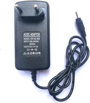 50pcs 5V 3A 2.5mm Jack Wall Charger for Quad Core Tablet PC Ainol Hero II Spark Sanei N10 T7s T10s Pipo M9 Power Supply Adapter